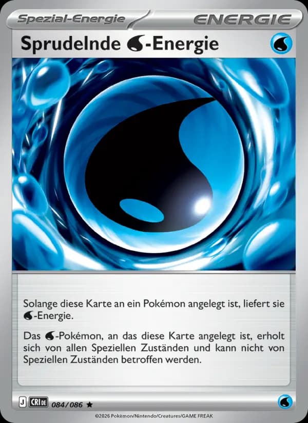 Sprudelnde Water-Energie