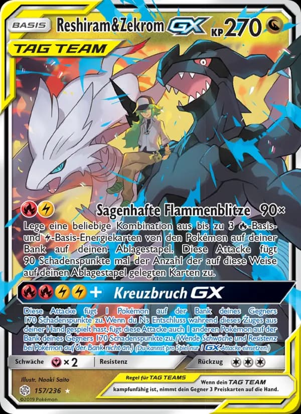 Reshiram & Zekrom GX