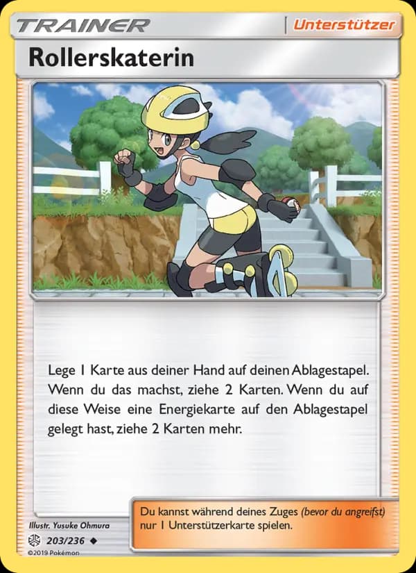 Rollerskaterin