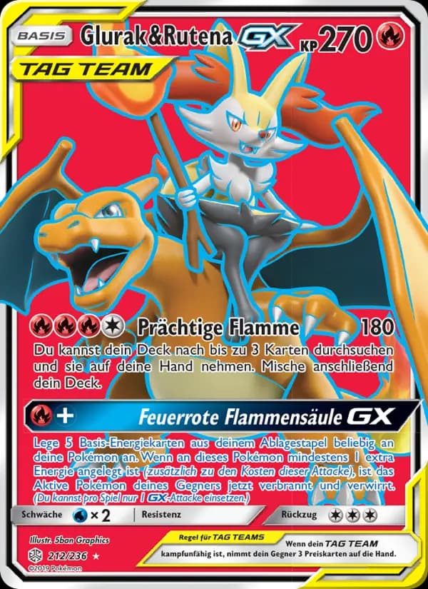 Glurak & Rutena GX