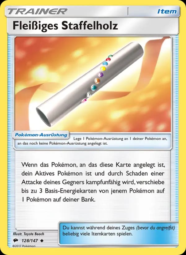 Fleißiges Staffelholz