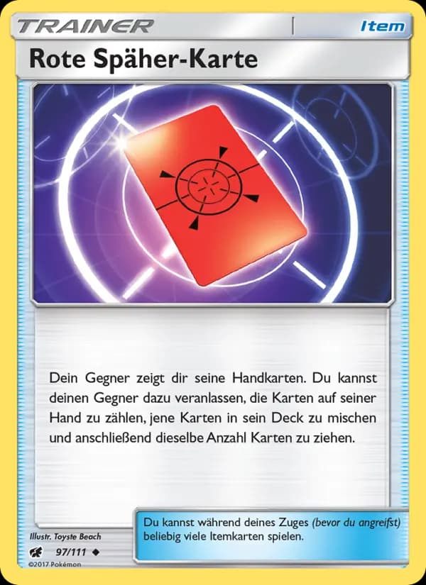 Rote Späher-Karte