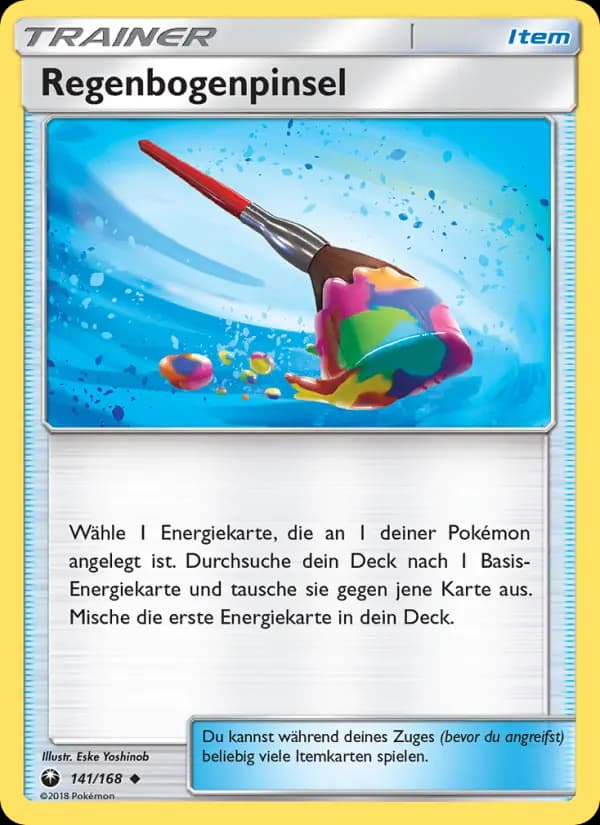 Regenbogenpinsel