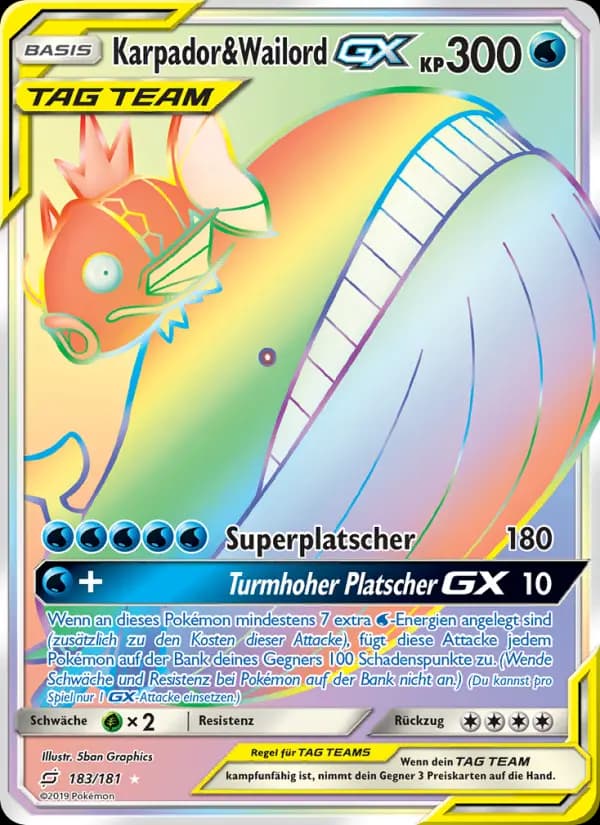 Karpador & Wailord GX