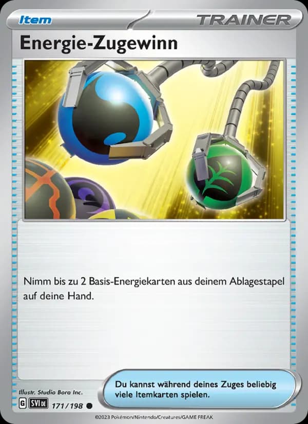 Energie-Zugewinn