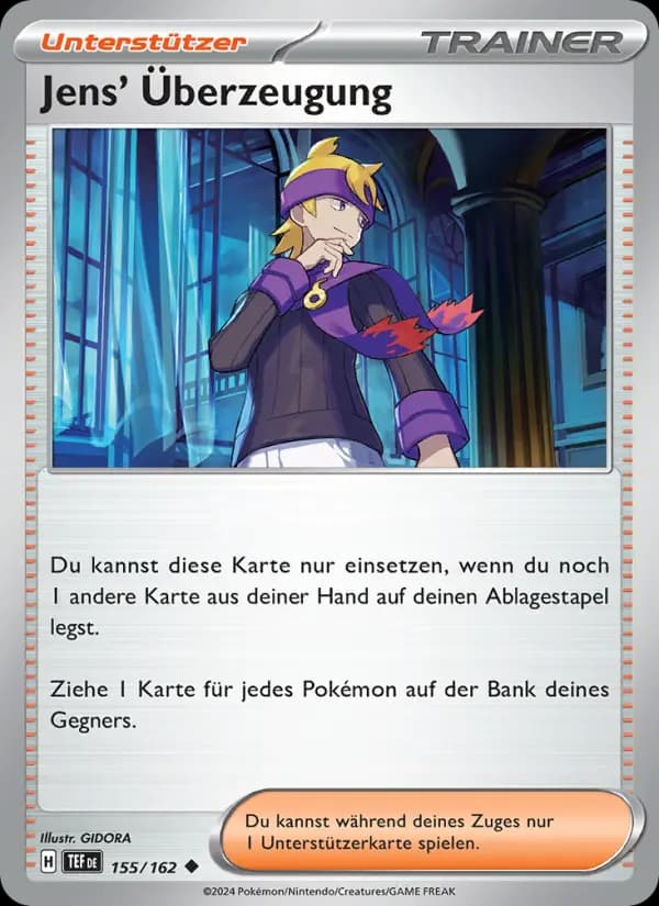 Jens' Überzeugung
