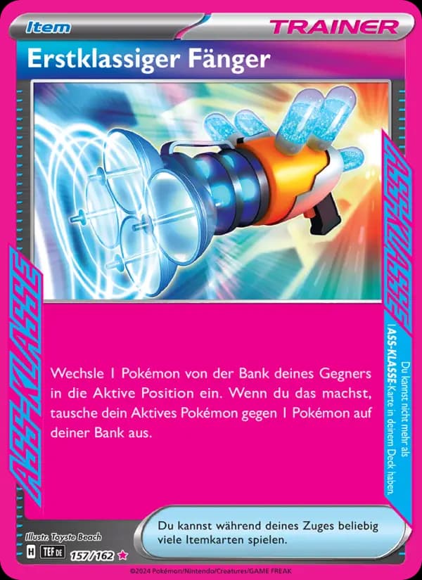Erstklassiger Fänger