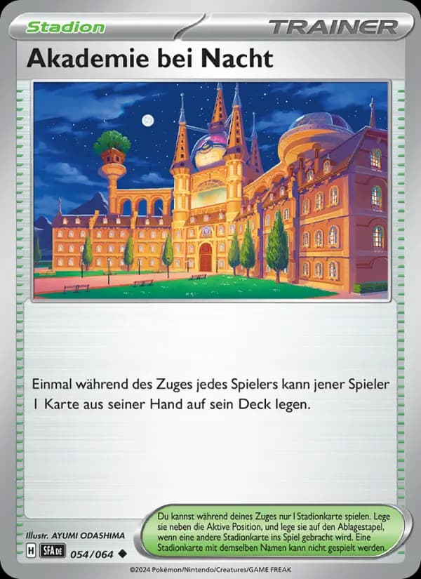Akademie bei Nacht