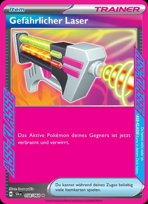 Gefährlicher Laser