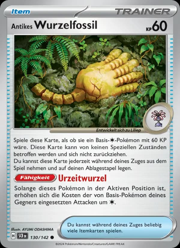 Antikes Wurzelfossil