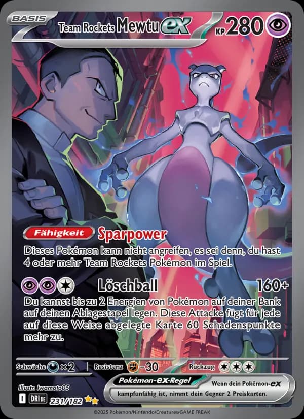 Team Rockets Mewtu-ex