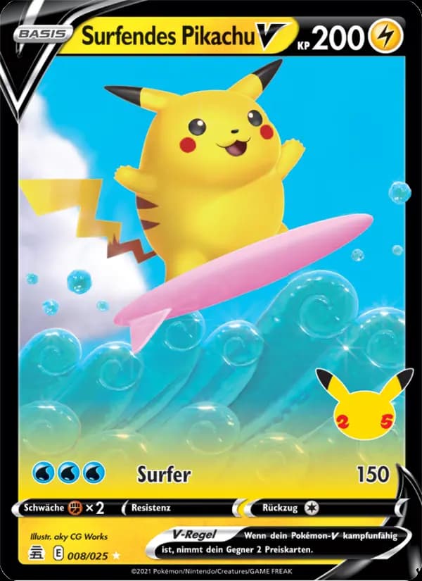 Surfendes Pikachu V