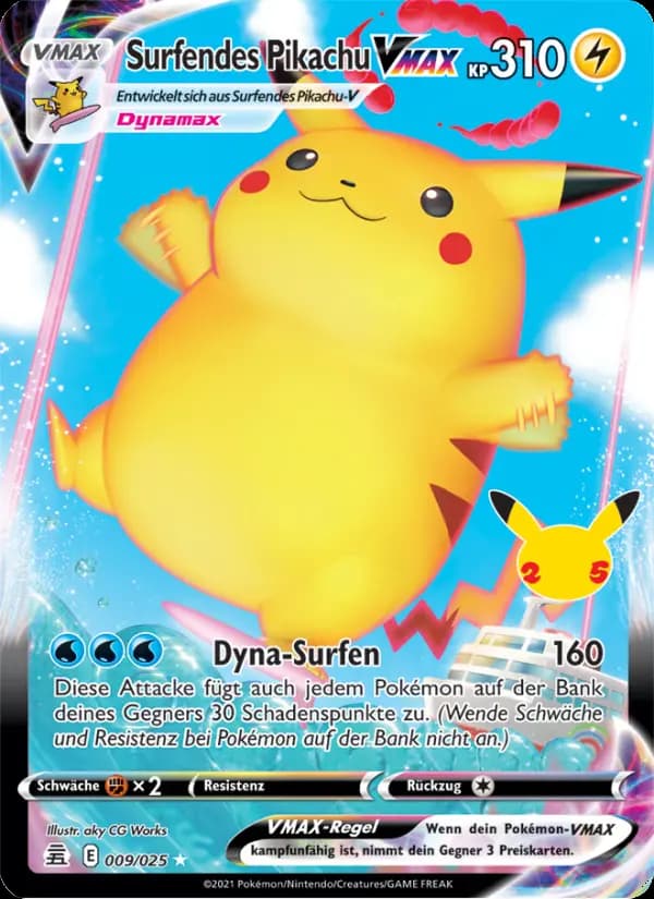 Surfendes Pikachu VMAX