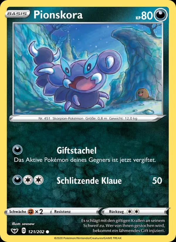 Pionskora
