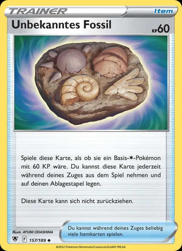 Unbekanntes Fossil