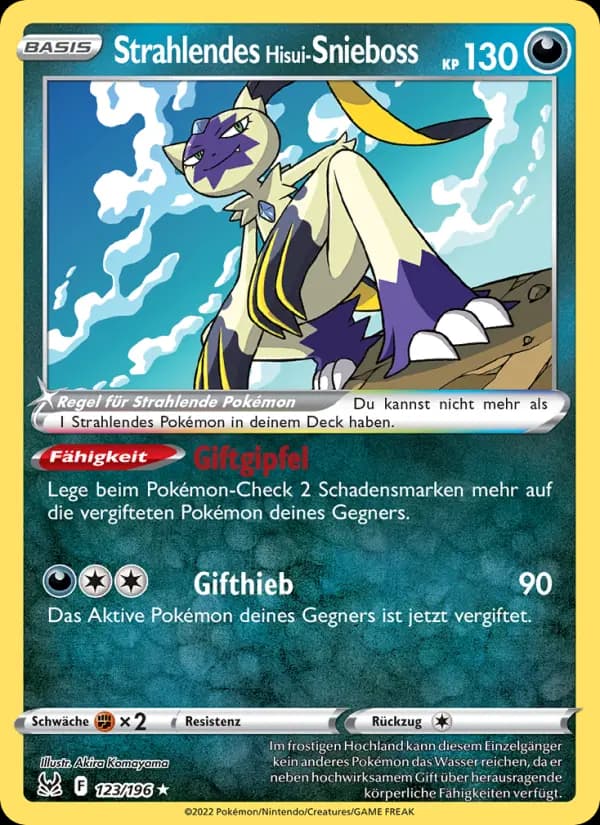 Strahlendes Hisui-Snieboss