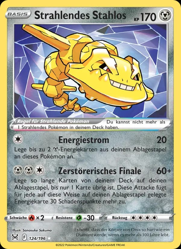 Strahlendes Stahlos