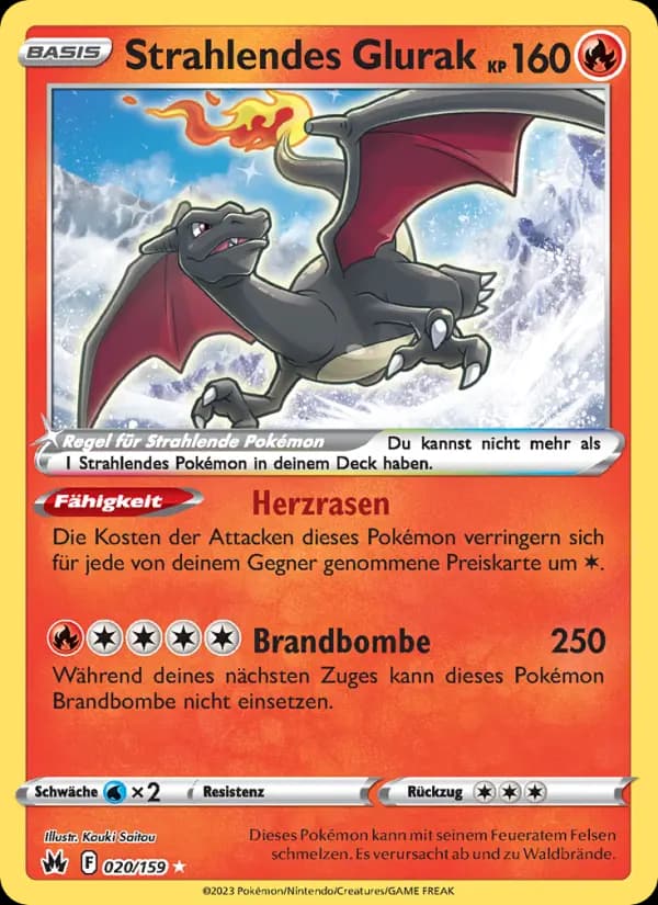 Strahlendes Glurak