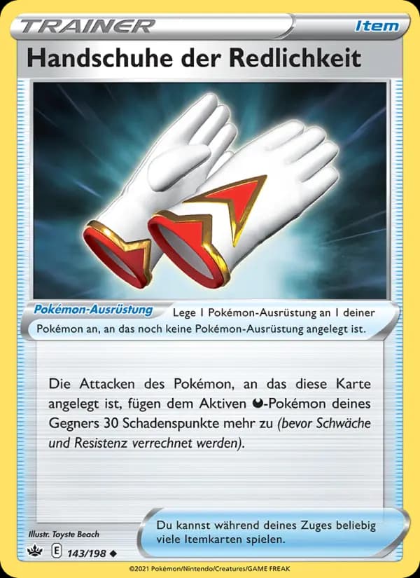 Handschuhe der Redlichkeit