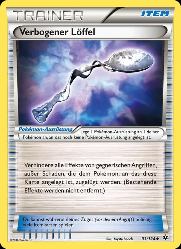 Verbogener Löffel