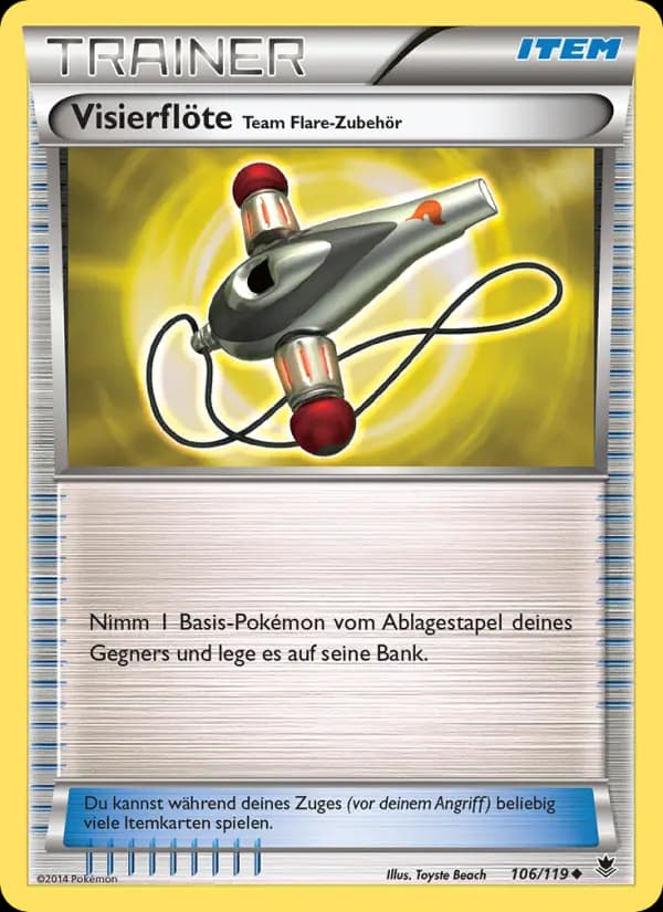 Visierflöte Team Flare-Zubehör