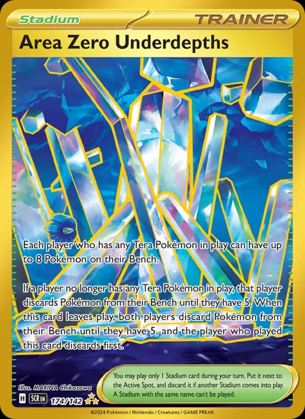 Area Zero Underdepths