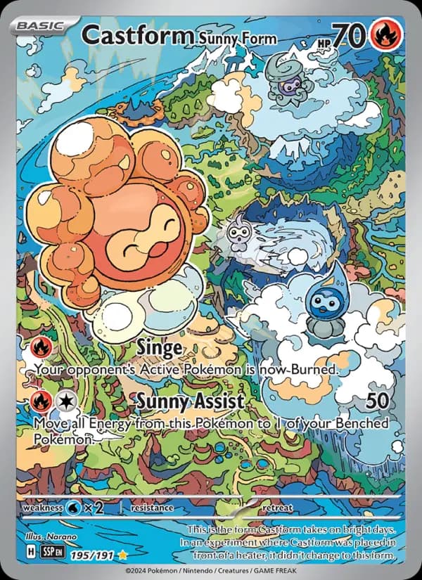 Castform Sunny Form