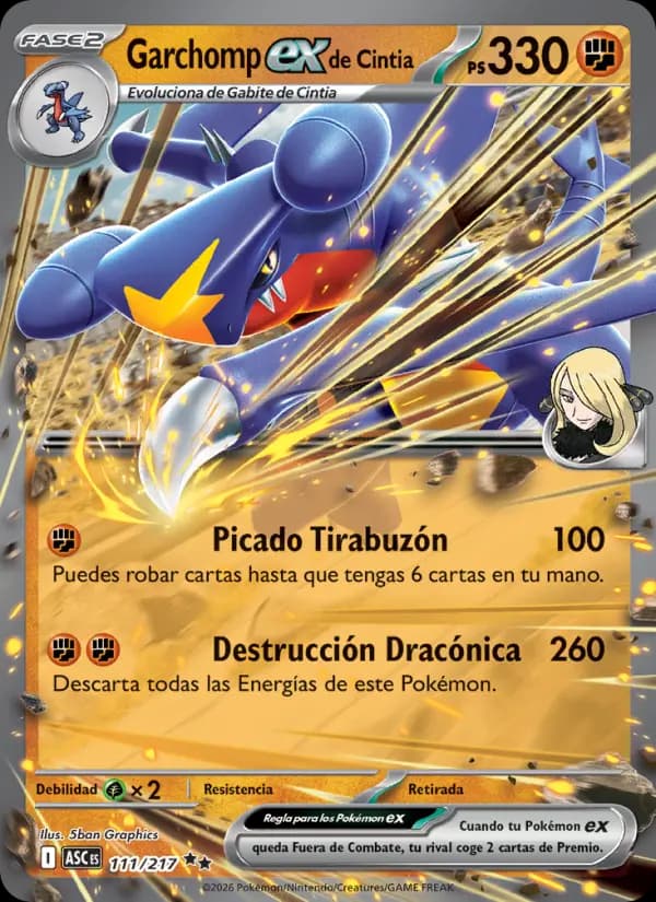 Garchomp ex de Cintia