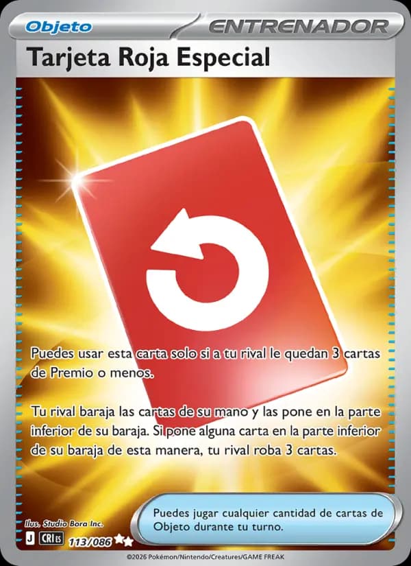 Tarjeta Roja Especial
