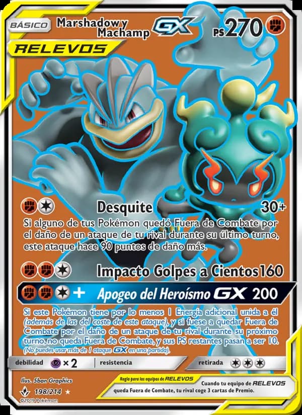 Marshadow y Machamp GX