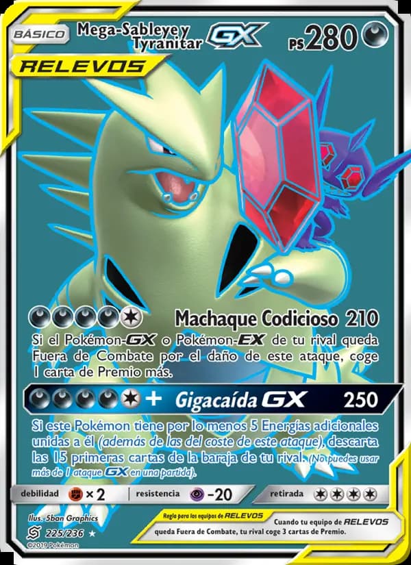 Mega-Sableye y Tyranitar GX