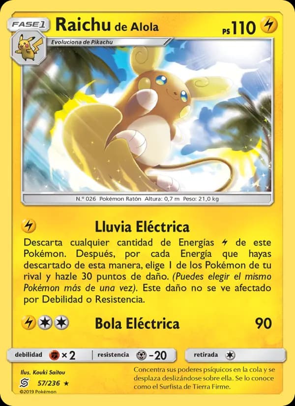 Raichu de Alola