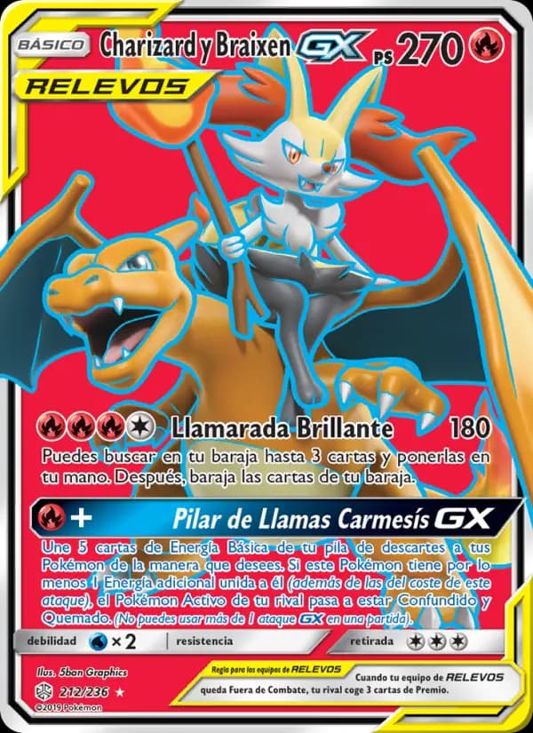 Charizard y Braixen GX