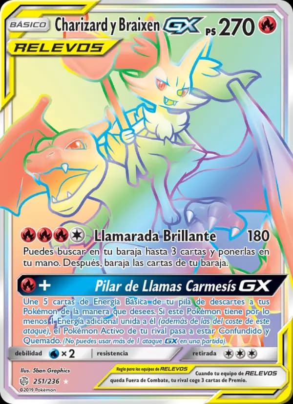 Charizard y Braixen GX