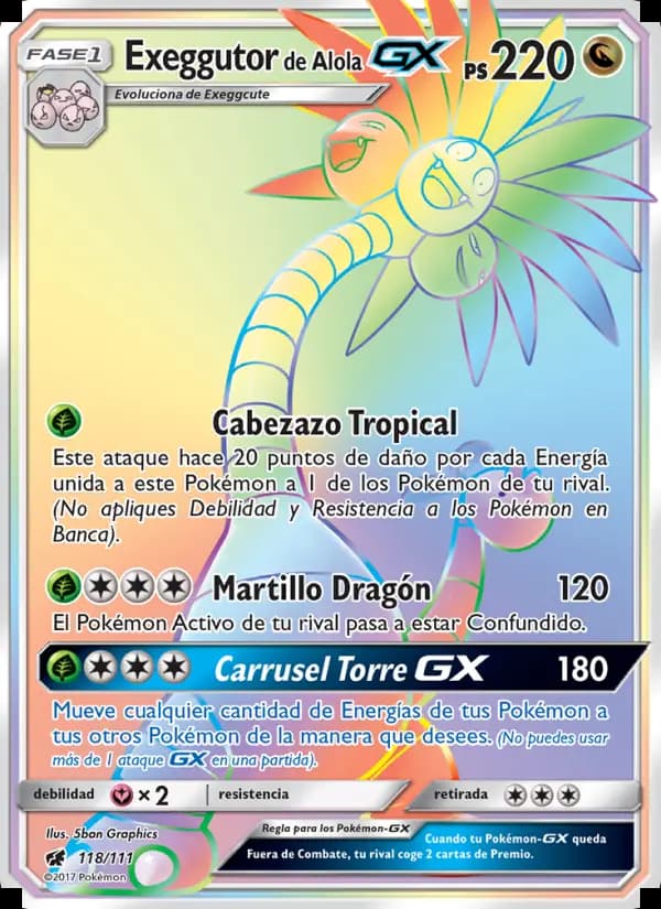 Exeggutor de Alola GX