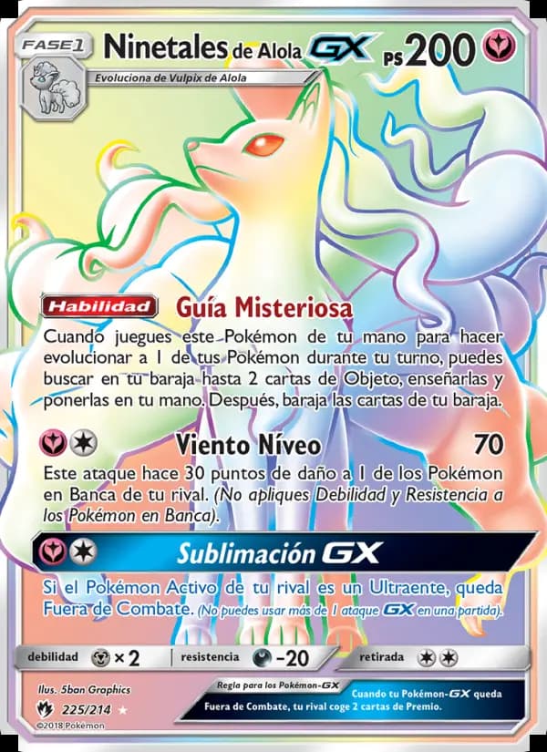 Ninetales de Alola GX