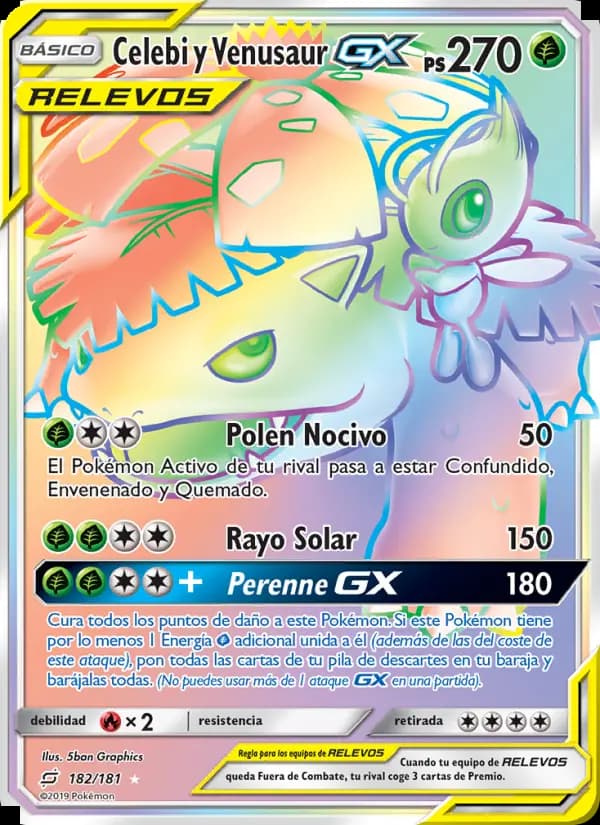 Celebi y Venusaur GX