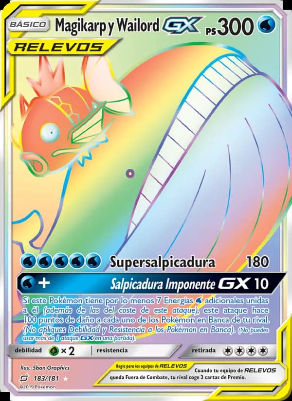 Magikarp y Wailord GX