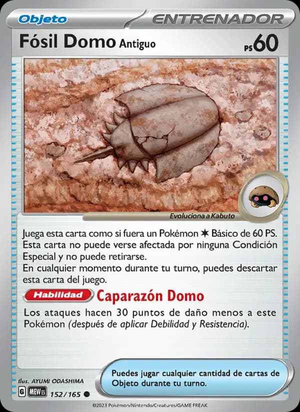 Fósil Domo Antiguo