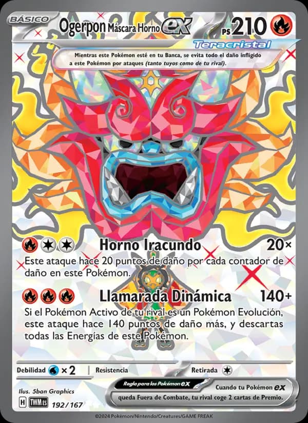 Ogerpon Máscara Horno ex
