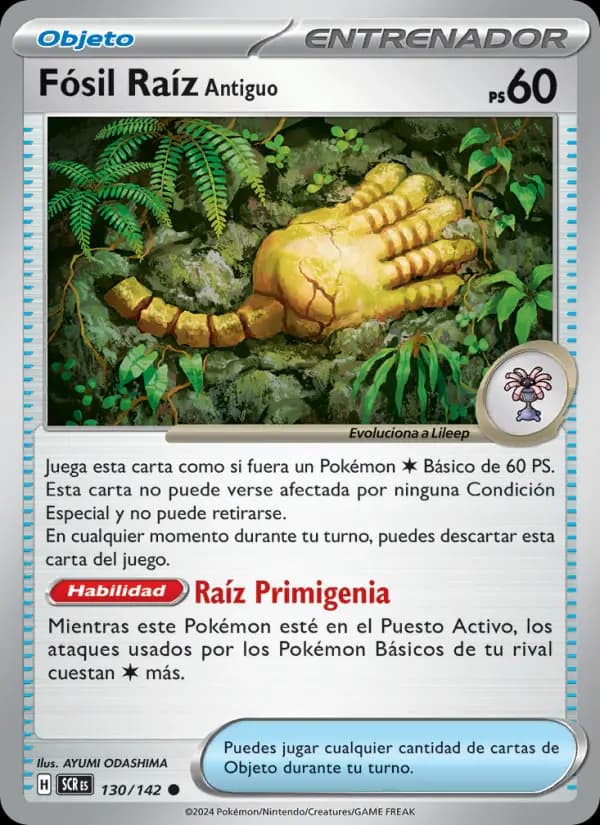 Fósil Raíz Antiguo