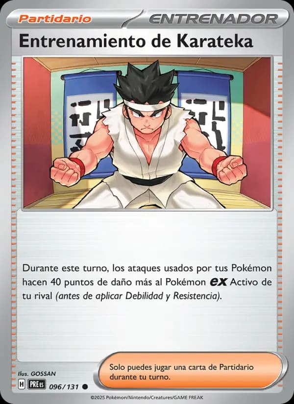 Entrenamiento de Karateka