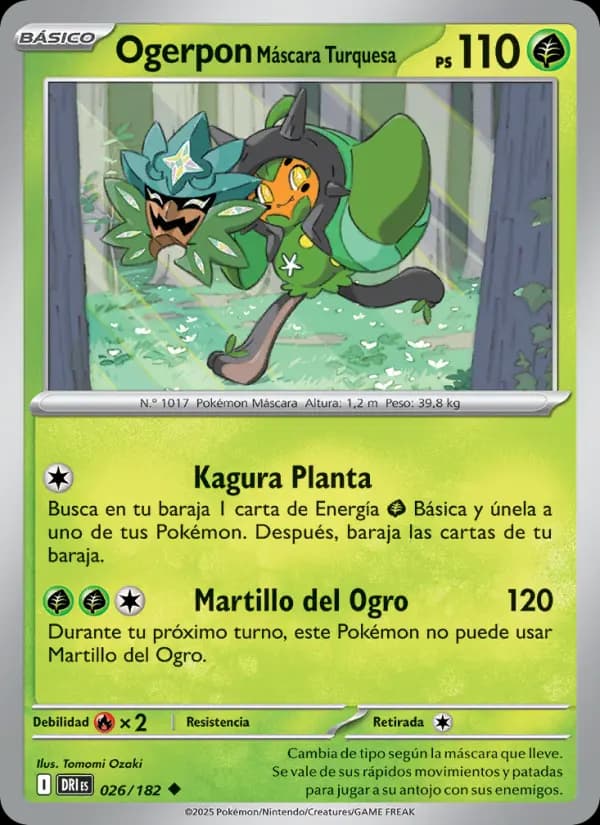 Ogerpon Máscara Turquesa