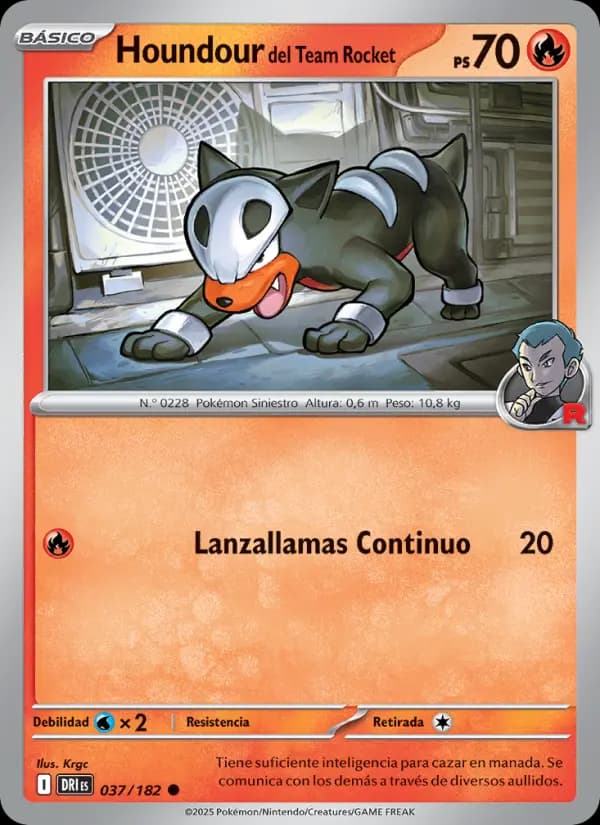 Houndour del Team Rocket