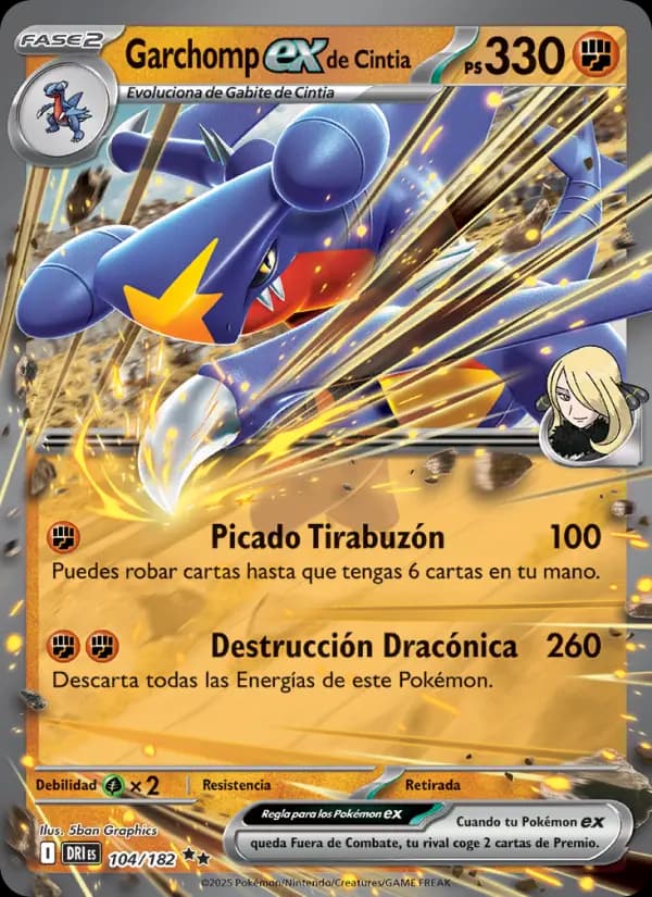 Garchomp ex de Cintia