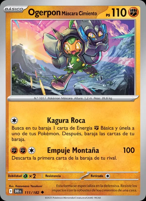 Ogerpon Máscara Cimiento