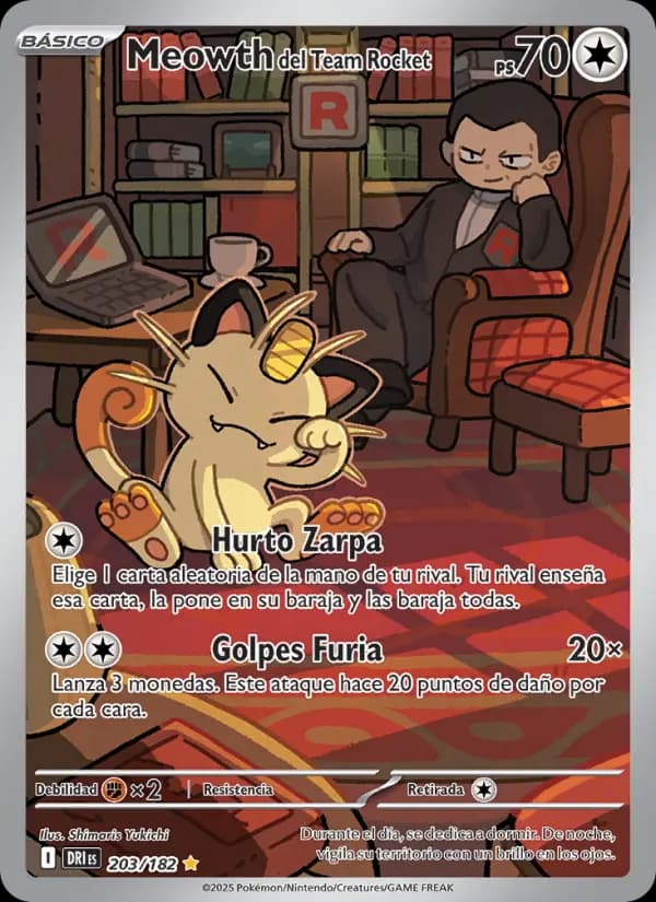 Meowth del Team Rocket