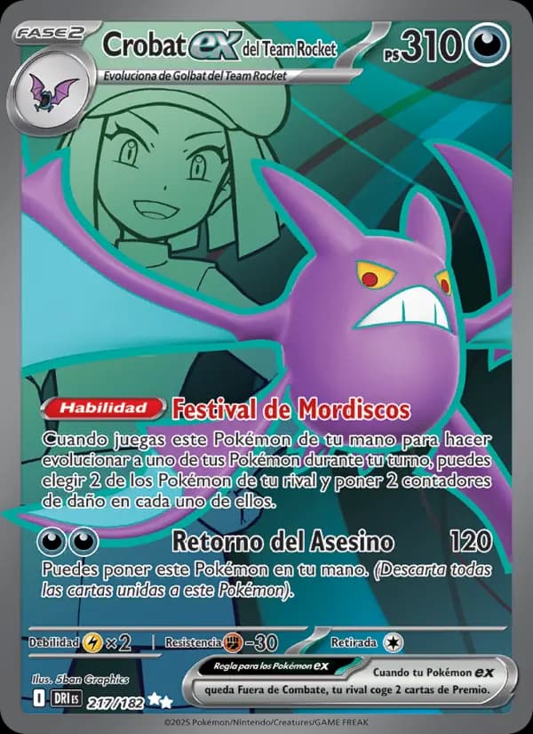 Crobat ex del Team Rocket