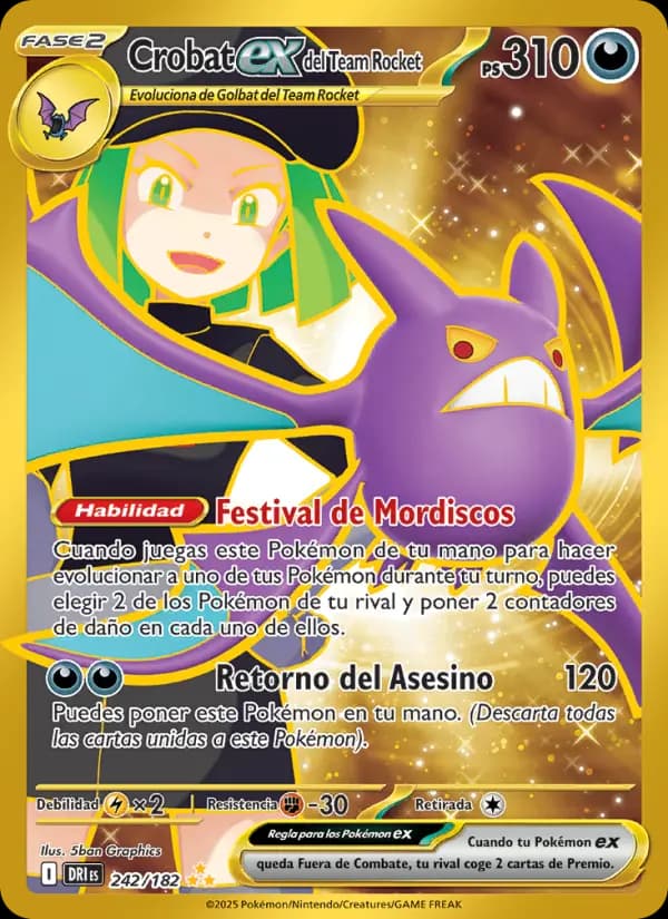 Crobat ex del Team Rocket
