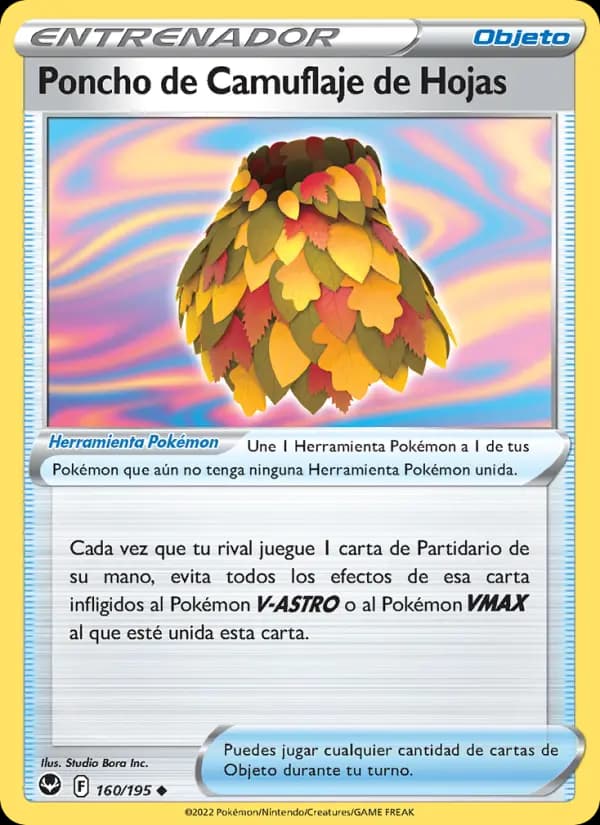 Poncho de Camuflaje de Hojas